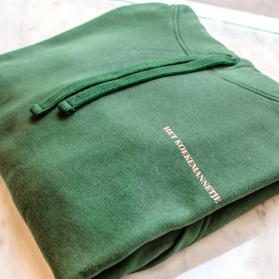 Groene hoodie