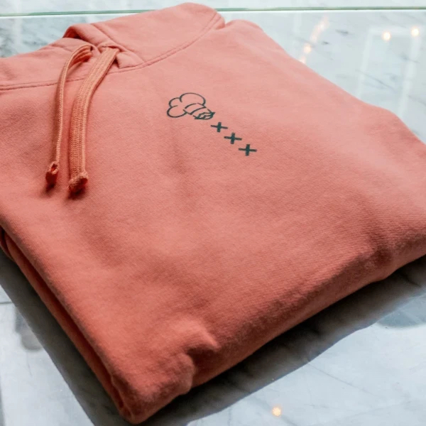 Roze hoodie